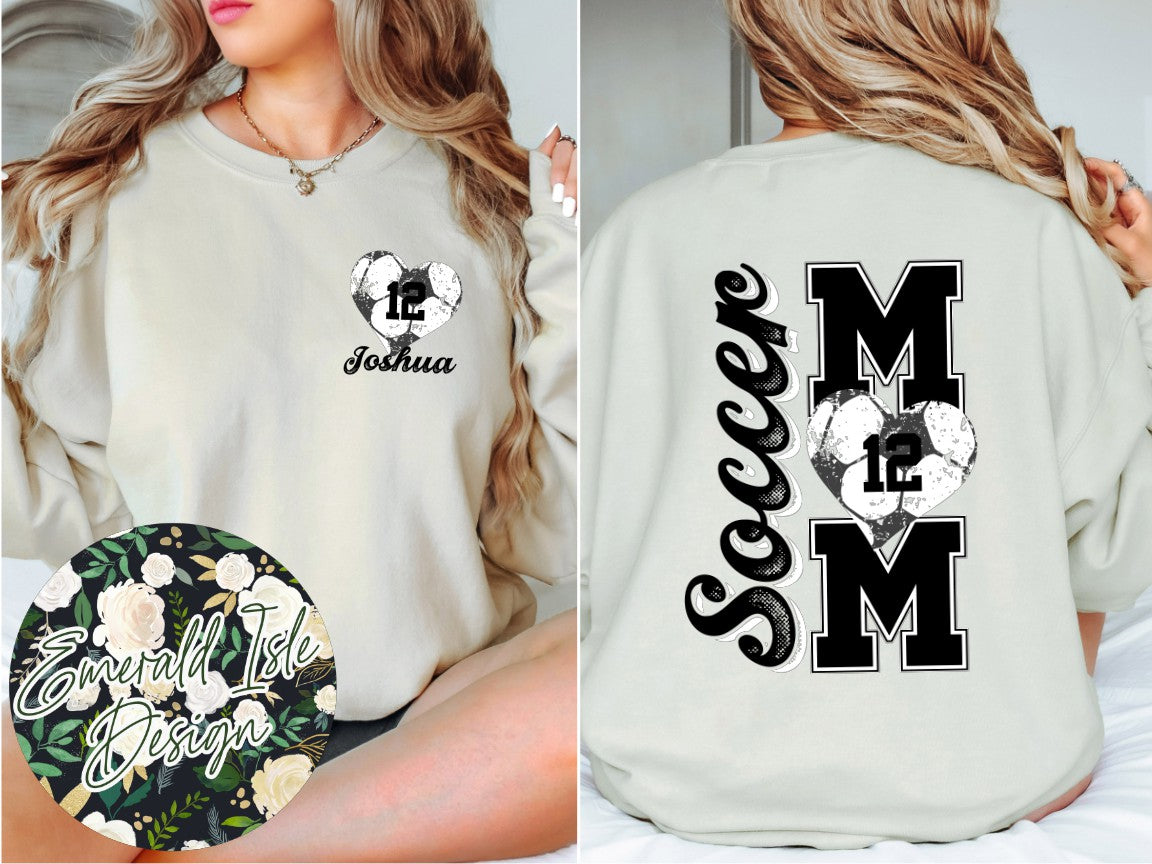 Custom Soccer Mom with Name and Number Customization