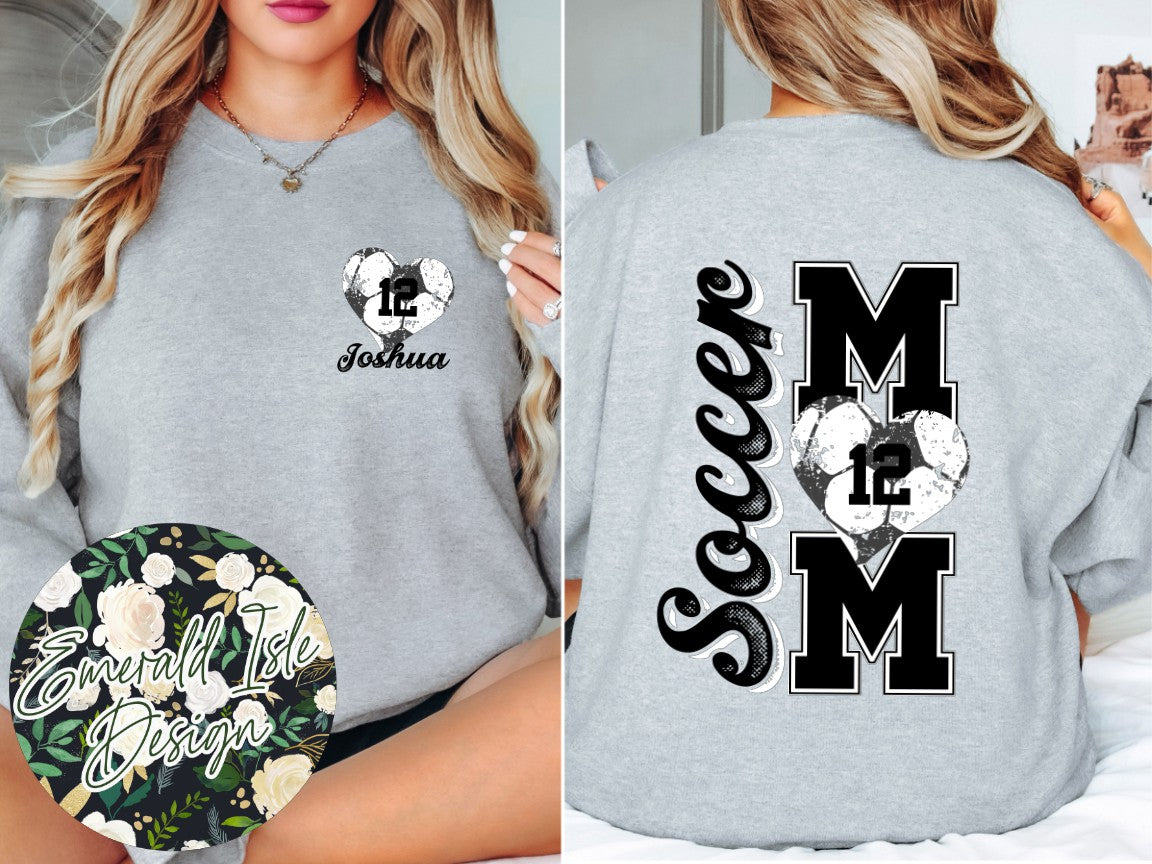 Custom Soccer Mom with Name and Number Customization