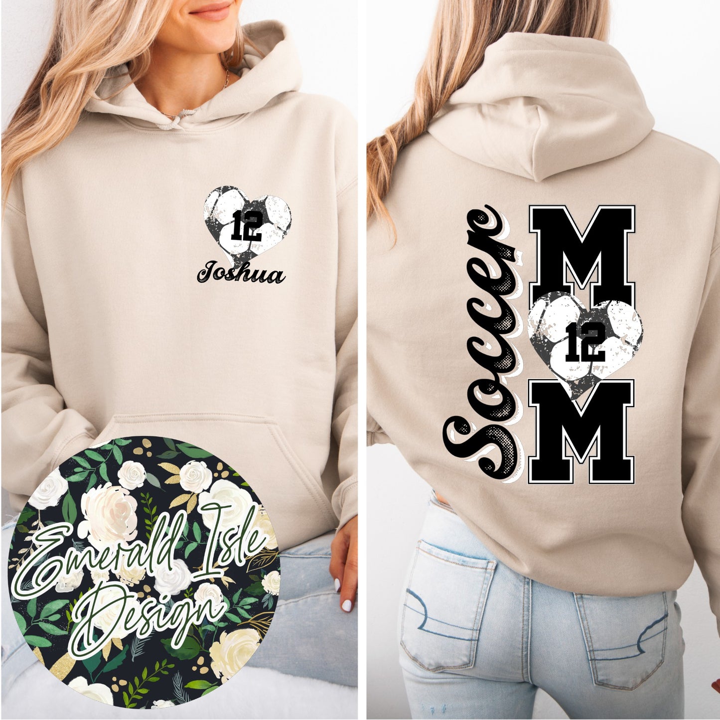 Custom Soccer Mom with Name and Number Customization