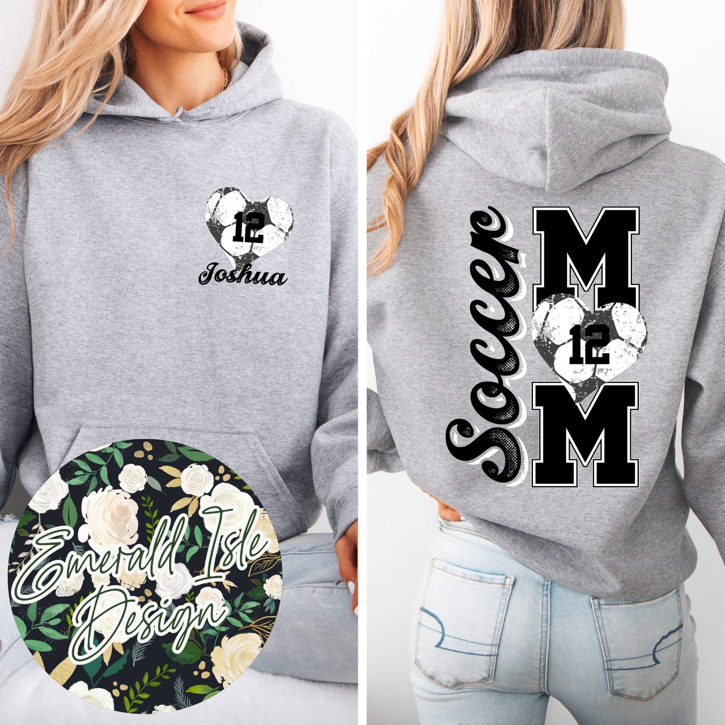 Custom Soccer Mom with Name and Number Customization