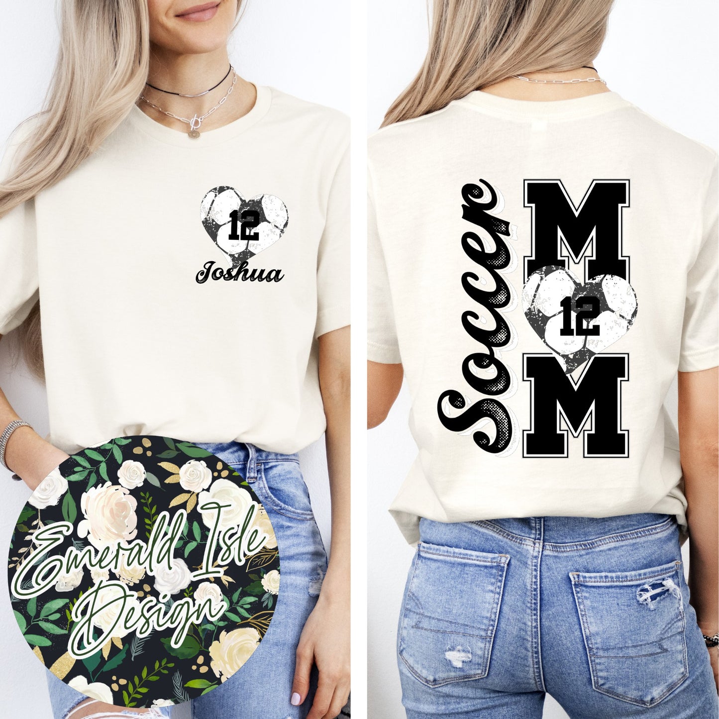 Custom Soccer Mom with Name and Number Customization