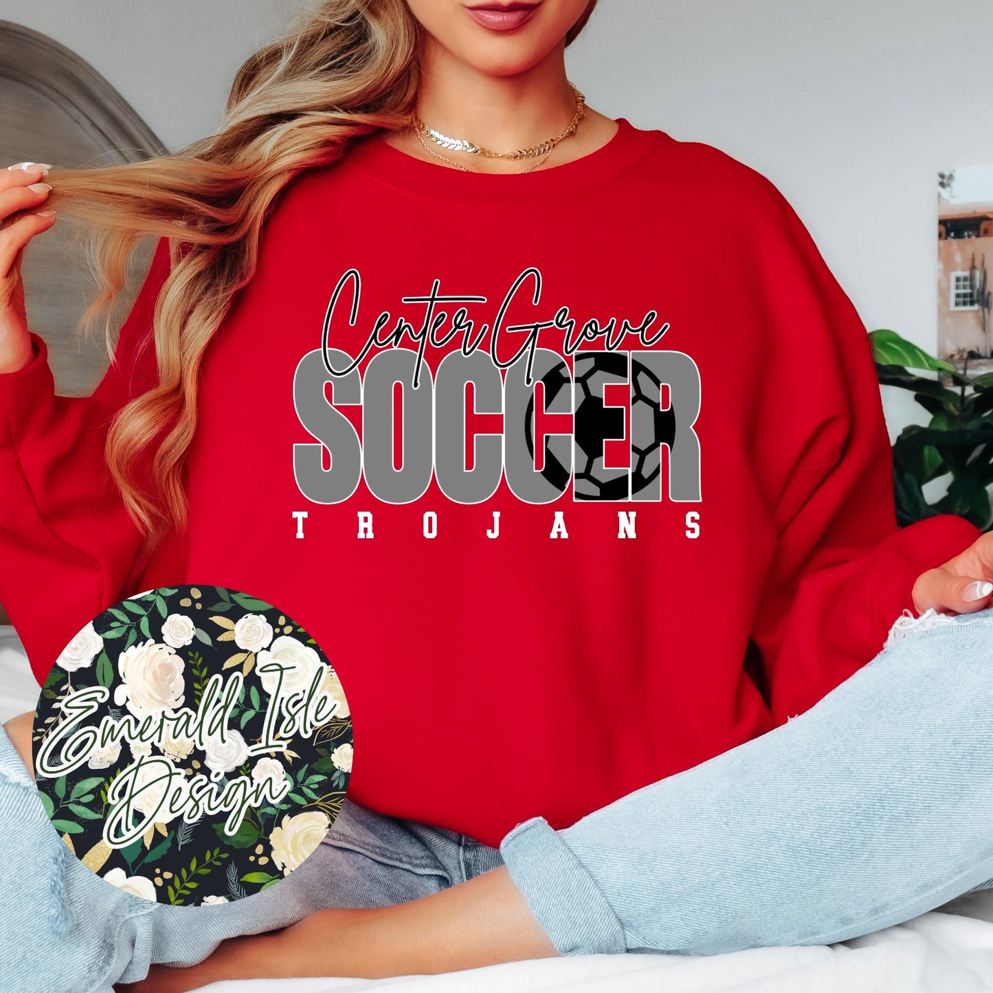 Center Grove Soccer Ball Knockout Design