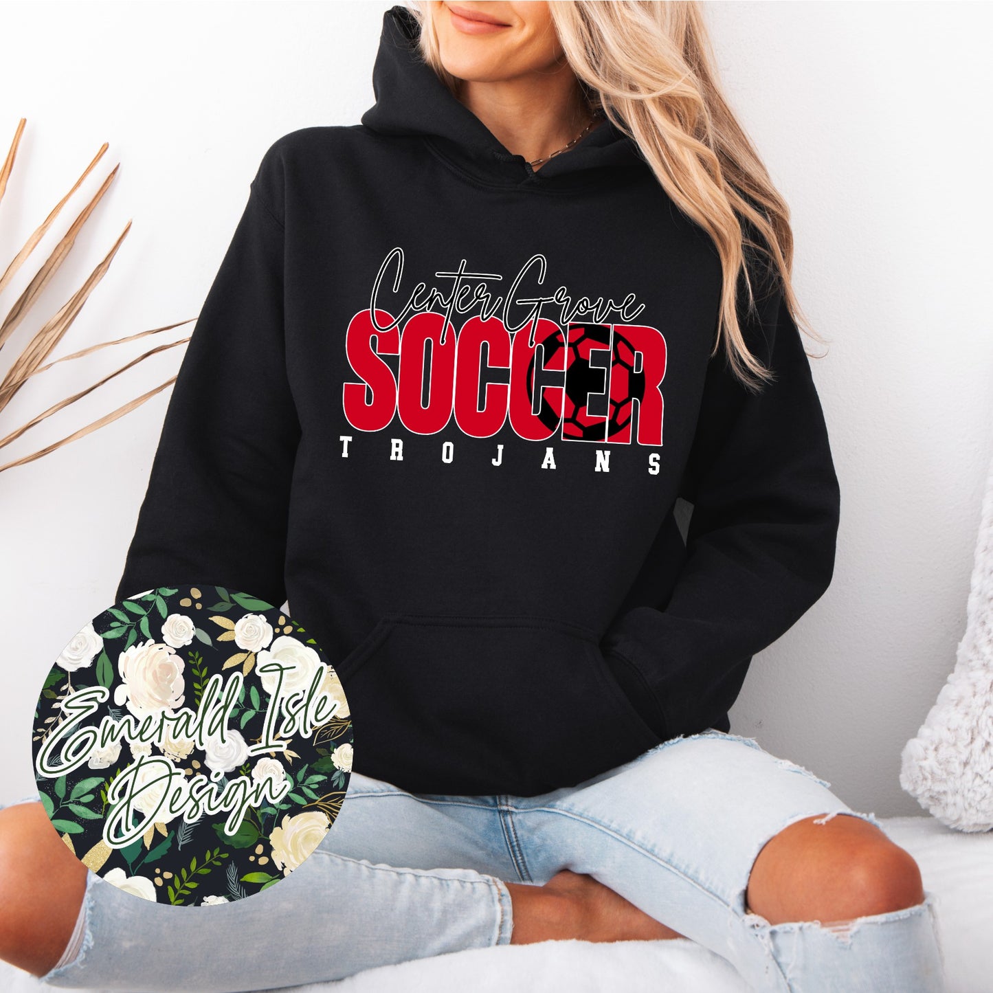 Center Grove Soccer Ball Knockout Design