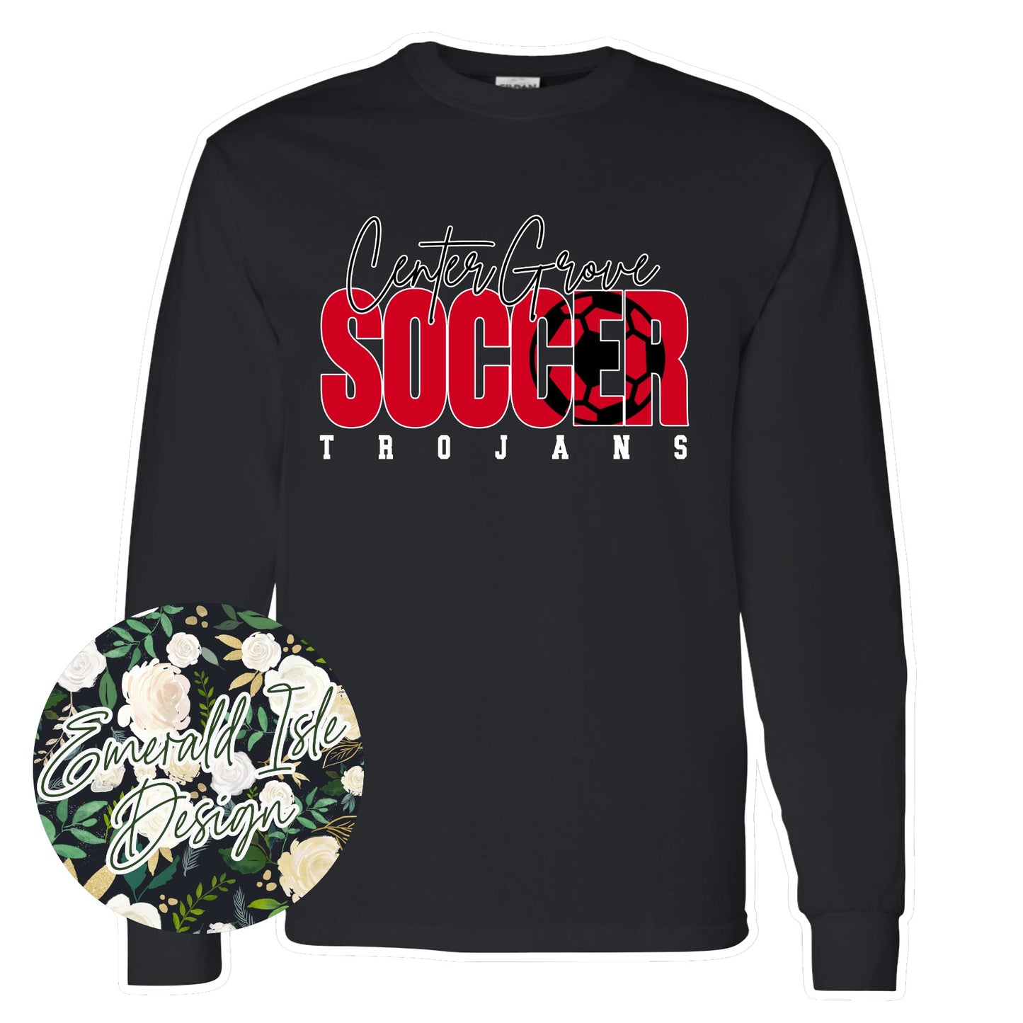 Center Grove Soccer Ball Knockout Design