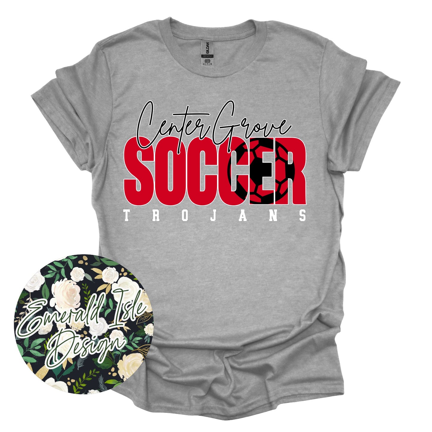 Center Grove Soccer Ball Knockout Design
