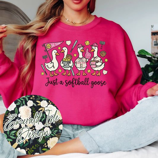 Just a Softball Goose Design