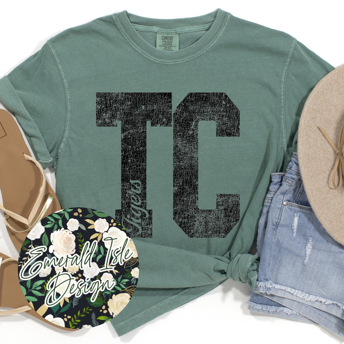 Triton Central Eroded TC on Comfort Colors