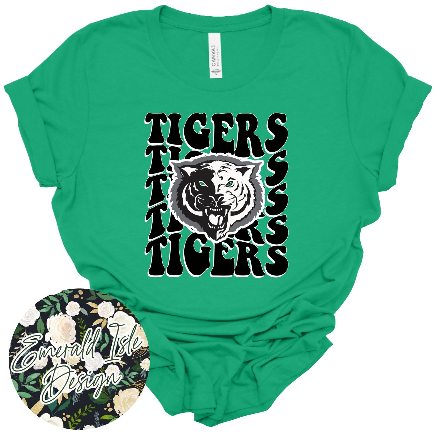 Tigers Groovy Repeat Design