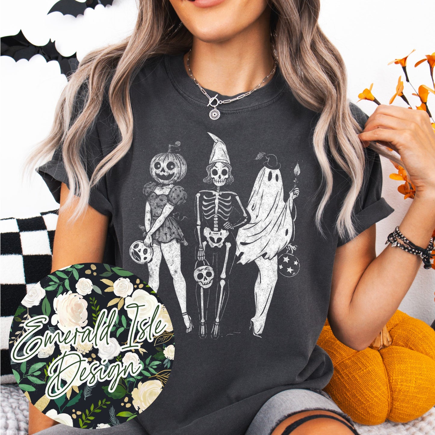 Halloween Pinup Girls Design