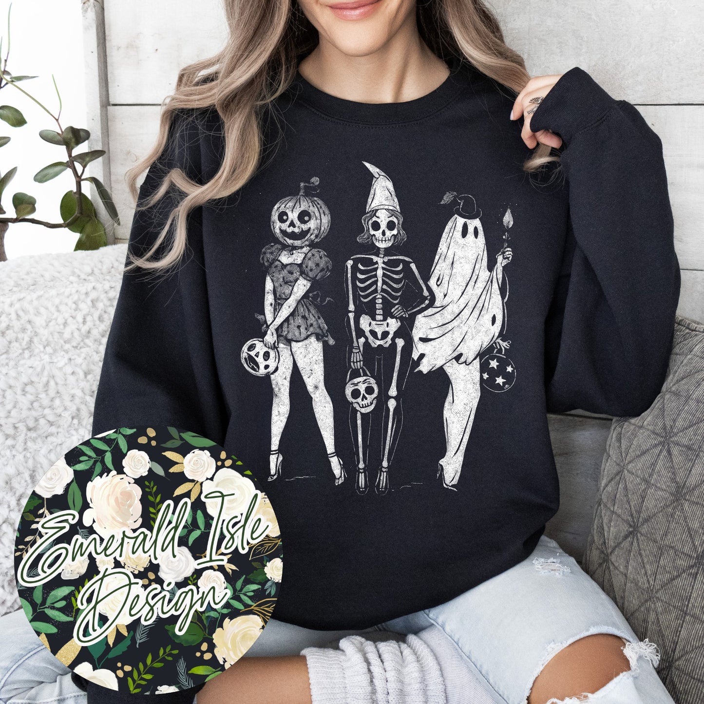 Halloween Pinup Girls Design