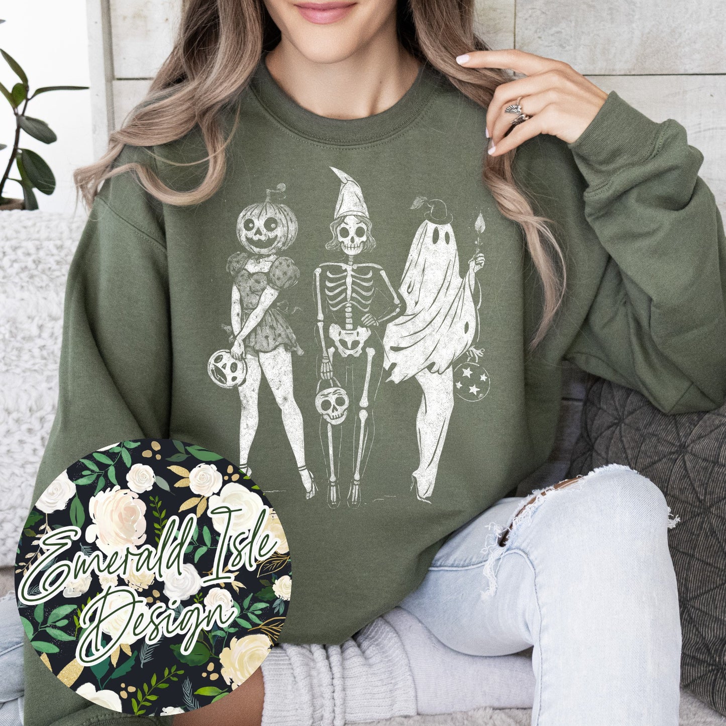 Halloween Pinup Girls Design