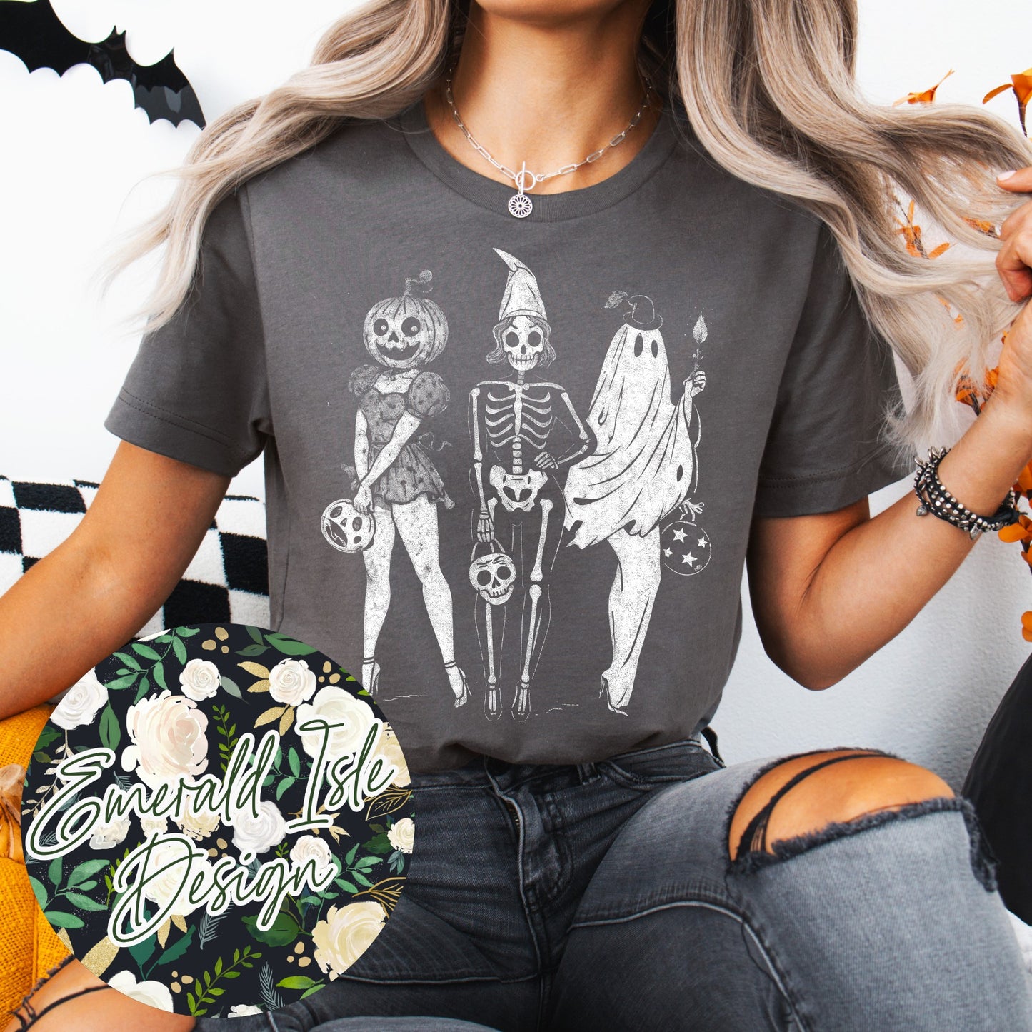 Halloween Pinup Girls Design