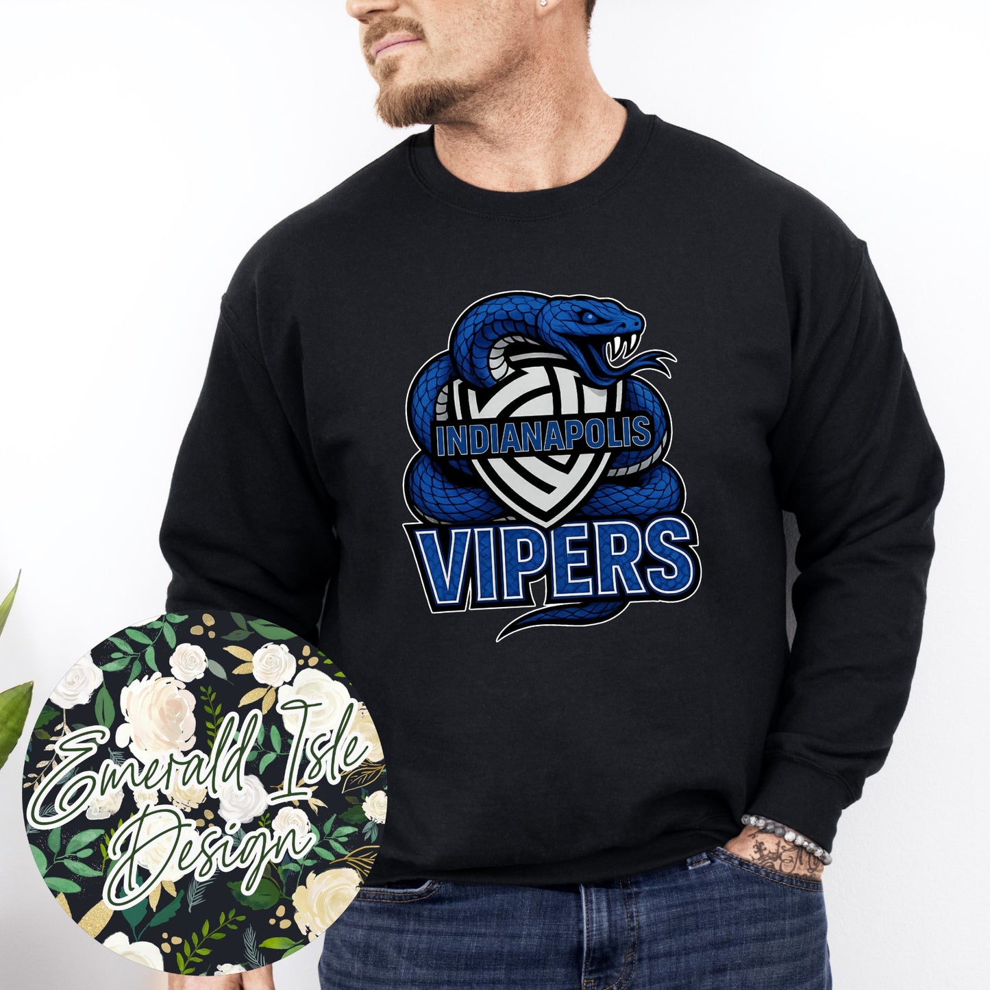 Indianapolis Vipers Logo Design