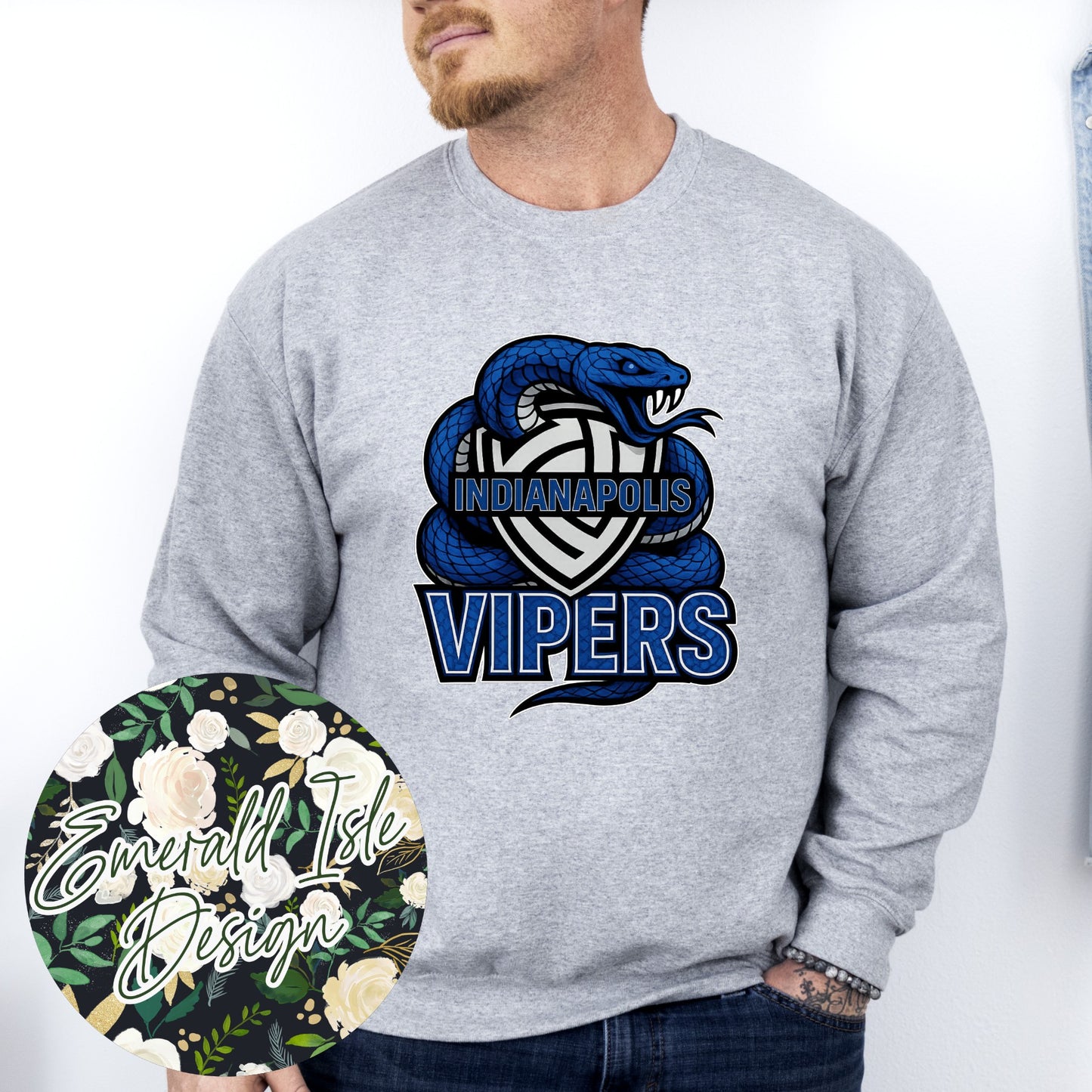 Indianapolis Vipers Logo Design