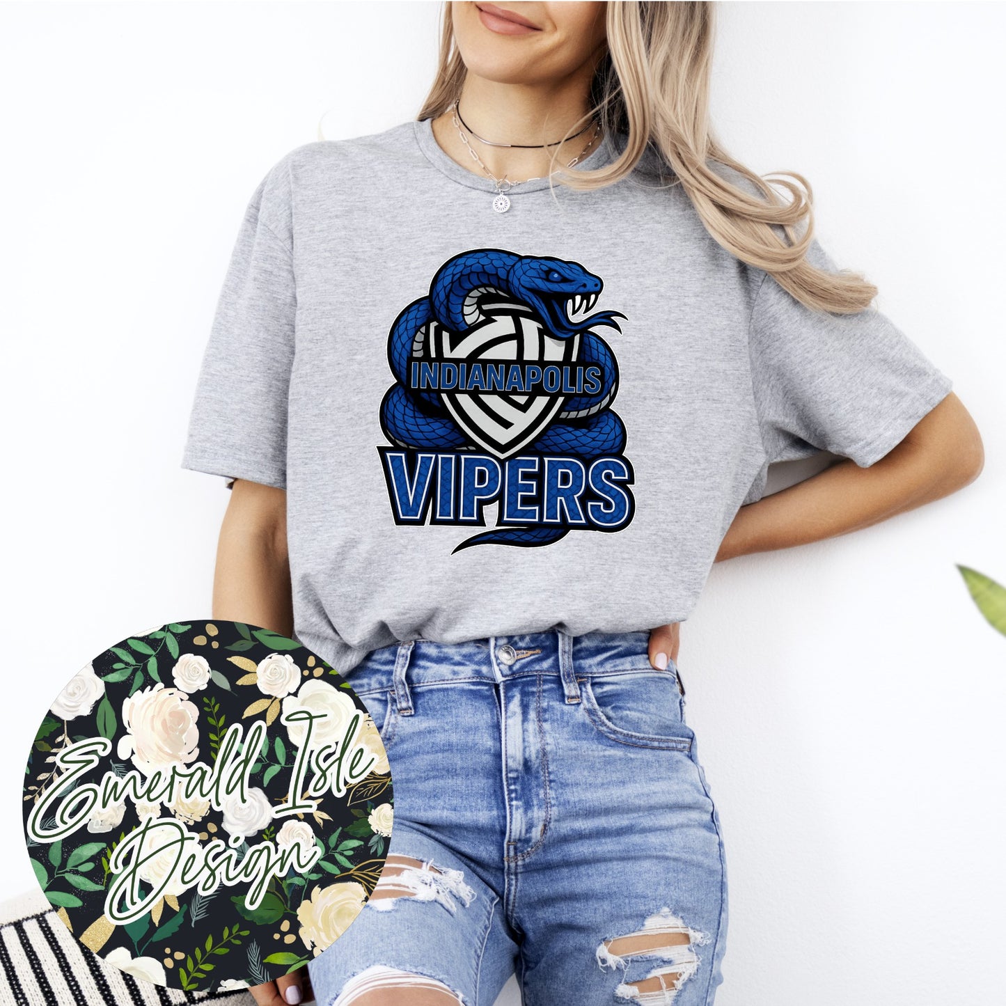 Indianapolis Vipers Logo Design