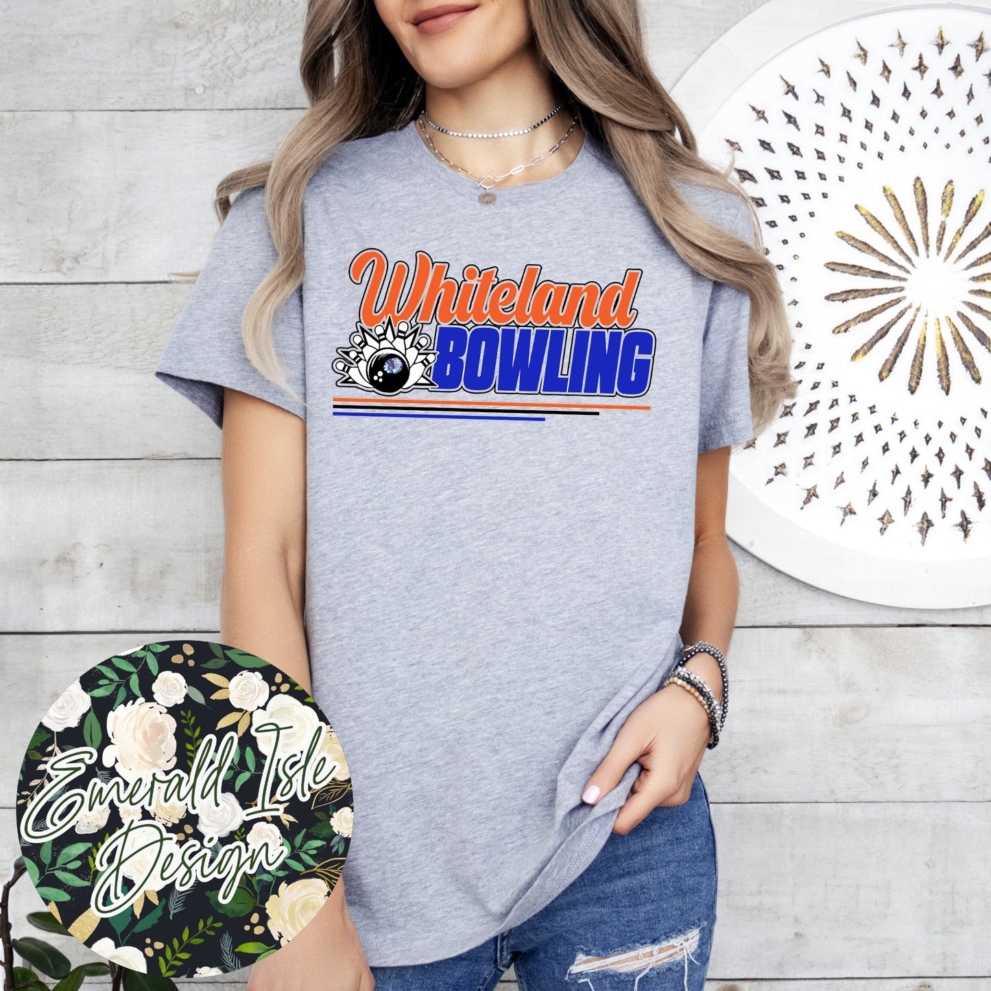 Whiteland Bowling Stripes Design