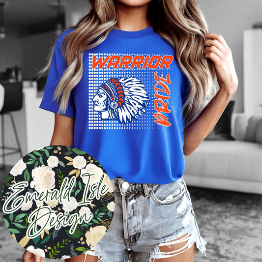 Warrior Pride Gradient Dots Design
