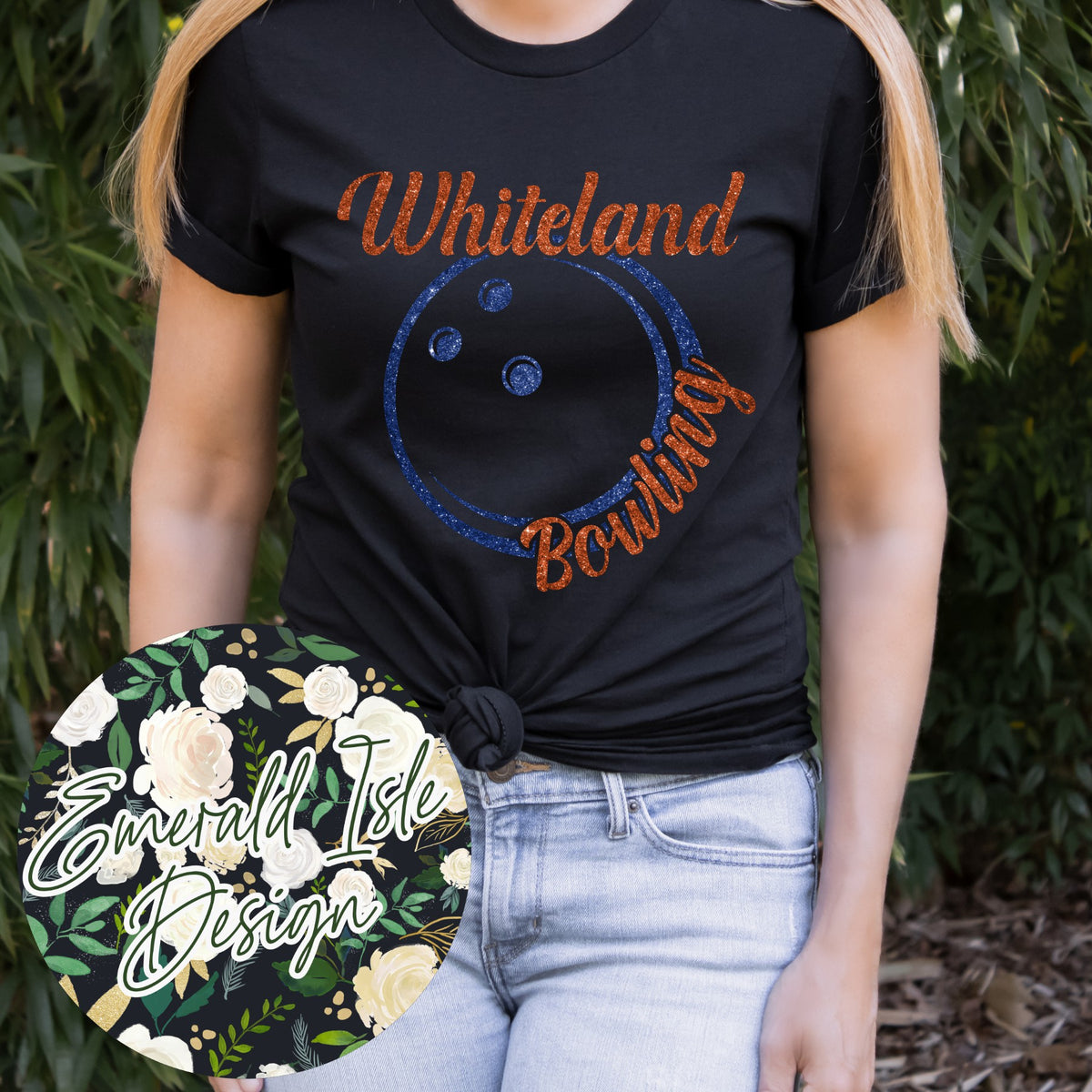 Whiteland Bowling **GLITTER** Design